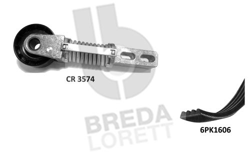 BREDA LORETT Soonrihmakomplekt KCA0044
